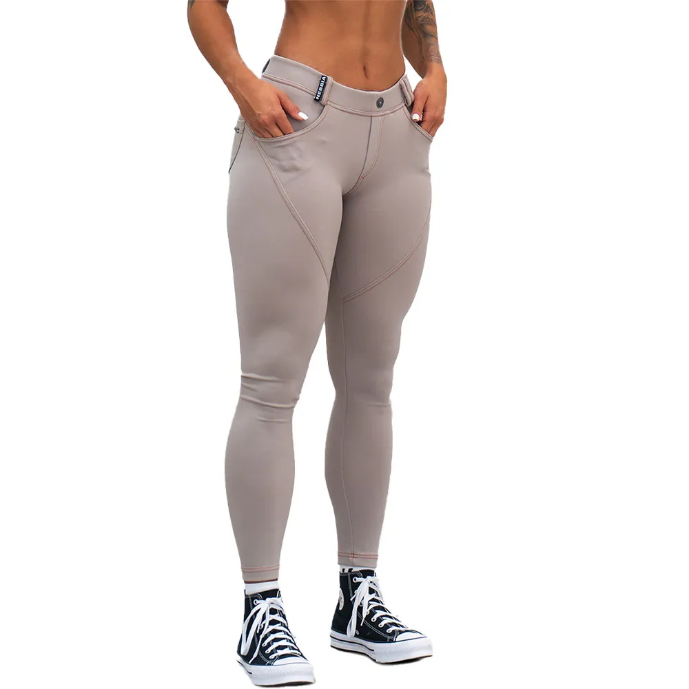 

Леггинсы Nebbia Bubble butt lift up 558, бежевый