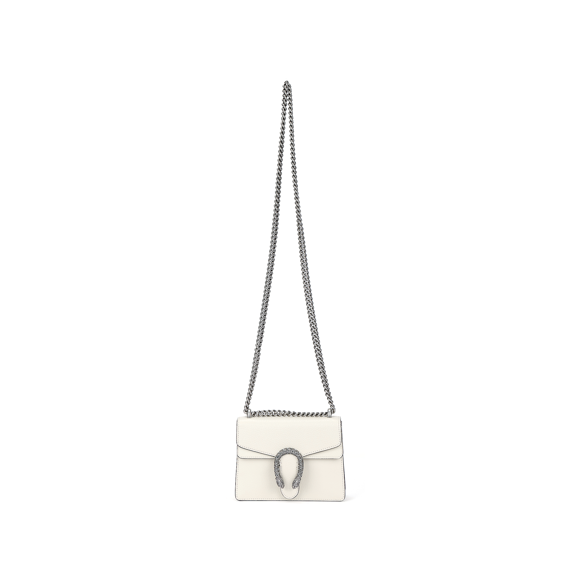 

GUCCI Сумка-кошелек Dionysus Leather с клапаном, женская, белая