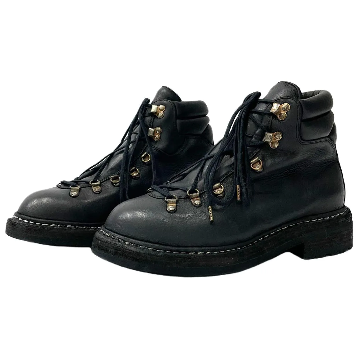GUIDI Туристические ботинки мужские 19M черные — фото 4