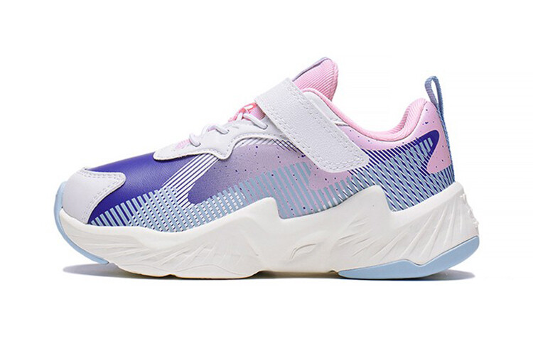 

Кроссовки LINING YOUNG Kids Lifestyle Shoes PS Low-top White/Blue/Pink