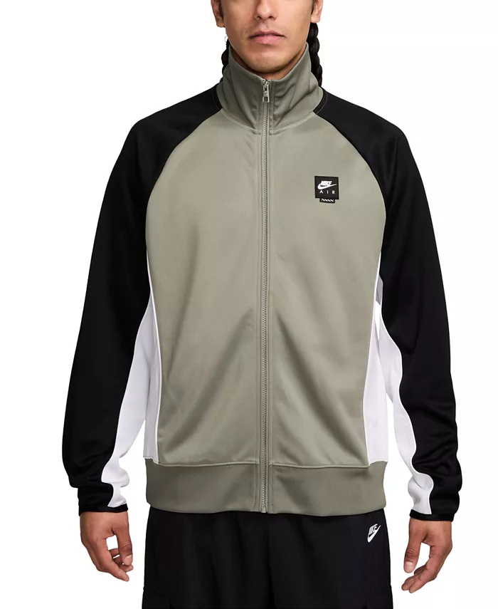 

Мужская куртка Air с расклешенным силуэтом и цветными блоками на молнии спереди Nike, зеленый