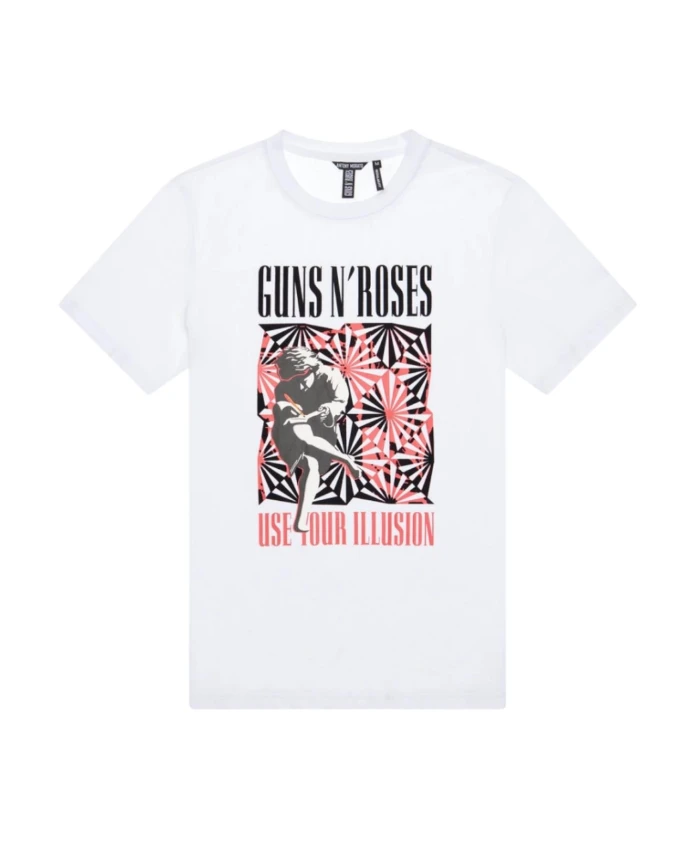 

Хлопковая футболка Guns n' Roses Antony Morato, белый