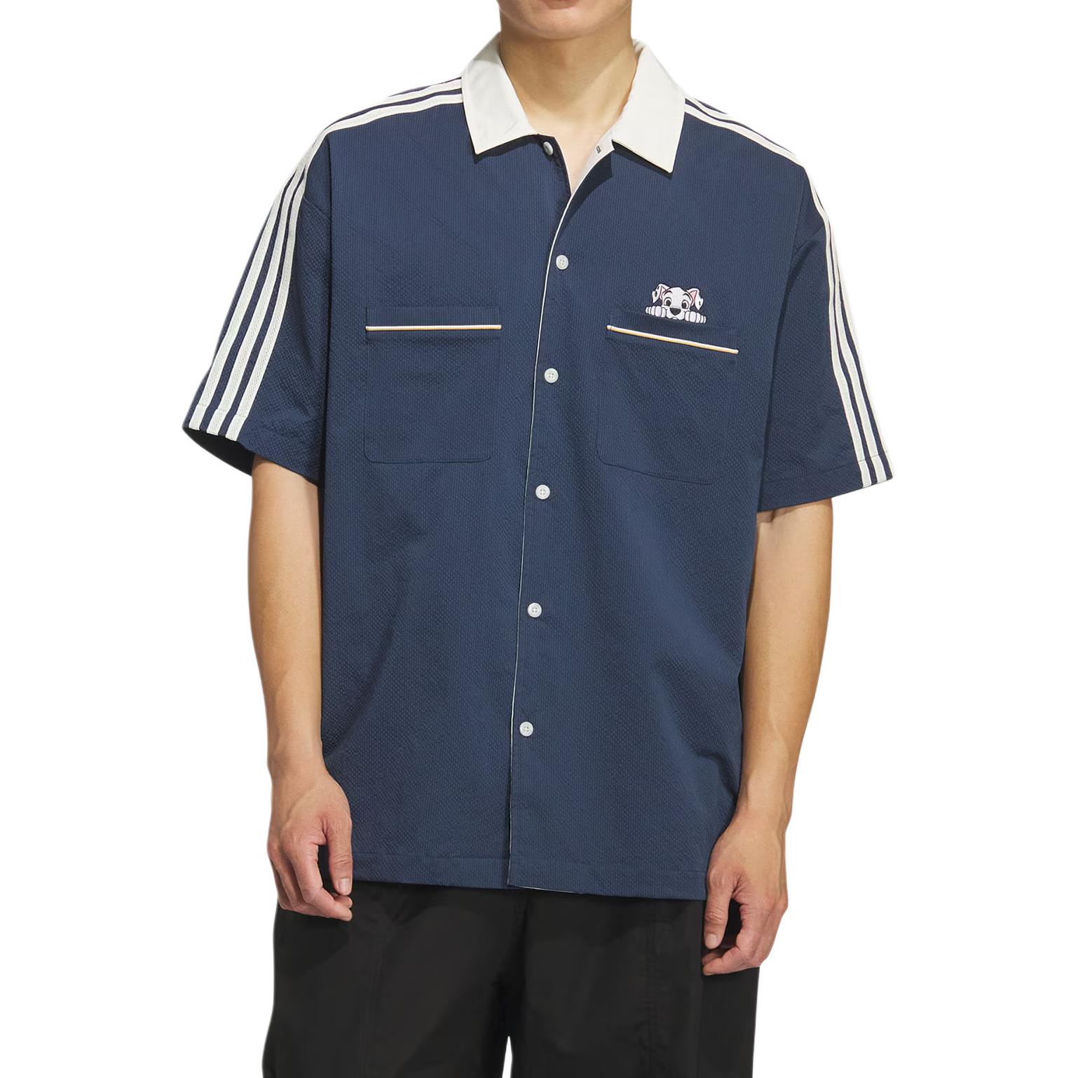 Dishini, Lianmingkuan рубашка для боулинга Dalmatian Unisex Adidas Originals, синий — фото 2