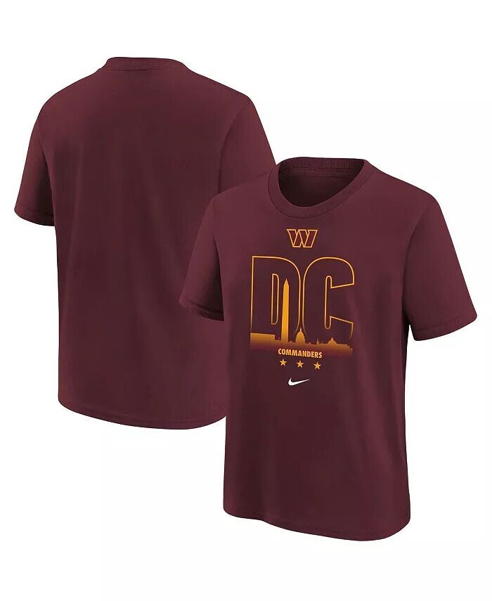 

Бордовая футболка Big Boys Washington Commanders Team City Nike