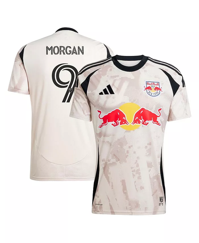 

Мужская футболка-реплика Lewis Morgan Tan New York Red Bulls 2025 Stone Kit adidas