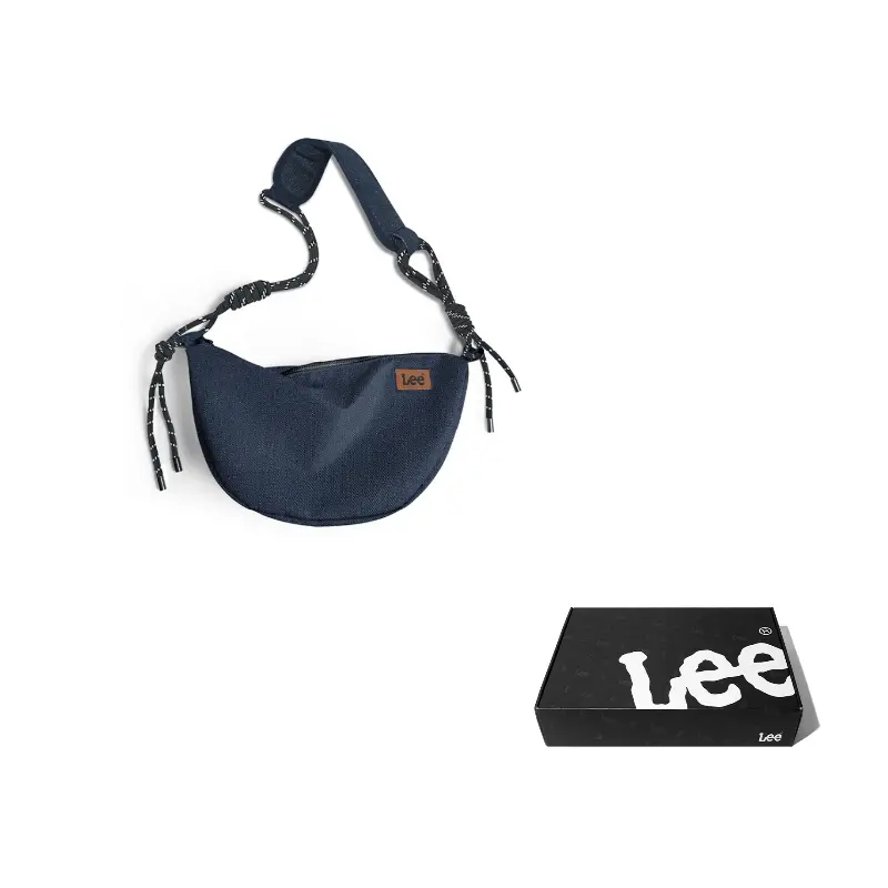 

Lee Джинсовая праздничная спортивная сумка через плечо унисекс разноцветная, Denim Blue
