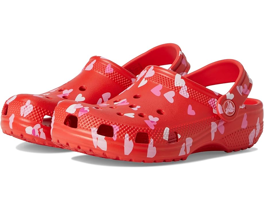 

Сабо Crocs Kids Classic Graphic Clogs, цвет Cherry Red