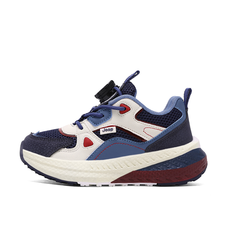 

Jeep Легкие амортизирующие нескользящие низкие кроссовки для бега beige dark blue kids'