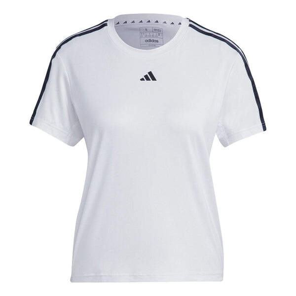 

Футболка aeroready train essentials 3 полоски футболка азиатские размеры Adidas, белый