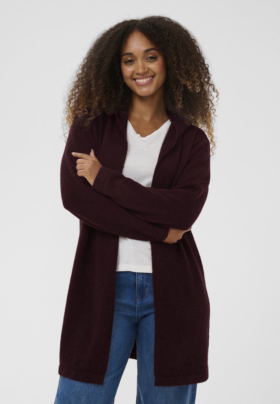 

Кардиган Love Copenhagen LCERAMI HOODED CARDIGAN, Winetasting/Mottled Bordeaux
