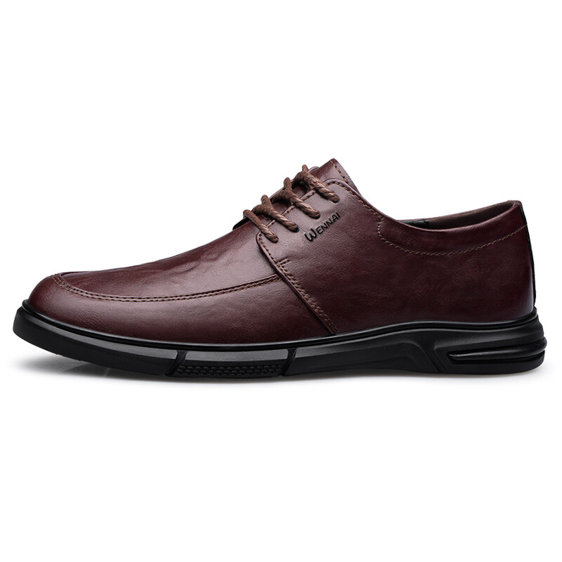 

Туфли Men"s Casual Men Low-Top Brown Wen Nai