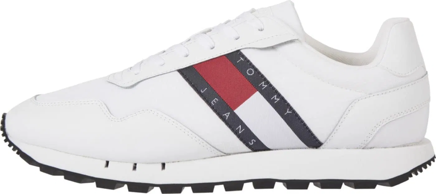 Мужские кроссовки Tommy Jeans Retro Core Em0em01014 Runner Trainers, White