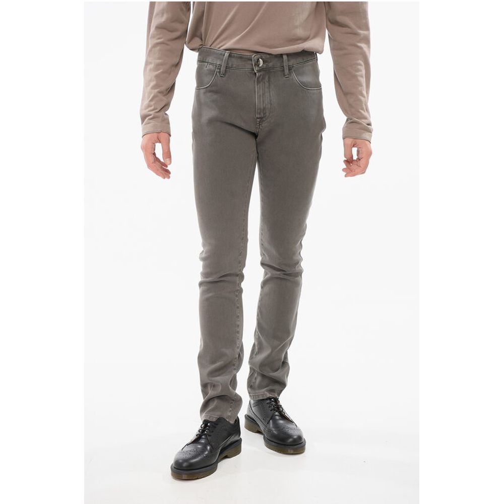 

Джинсы облегающего кроя с 5 карманами ID Corneliani, Green