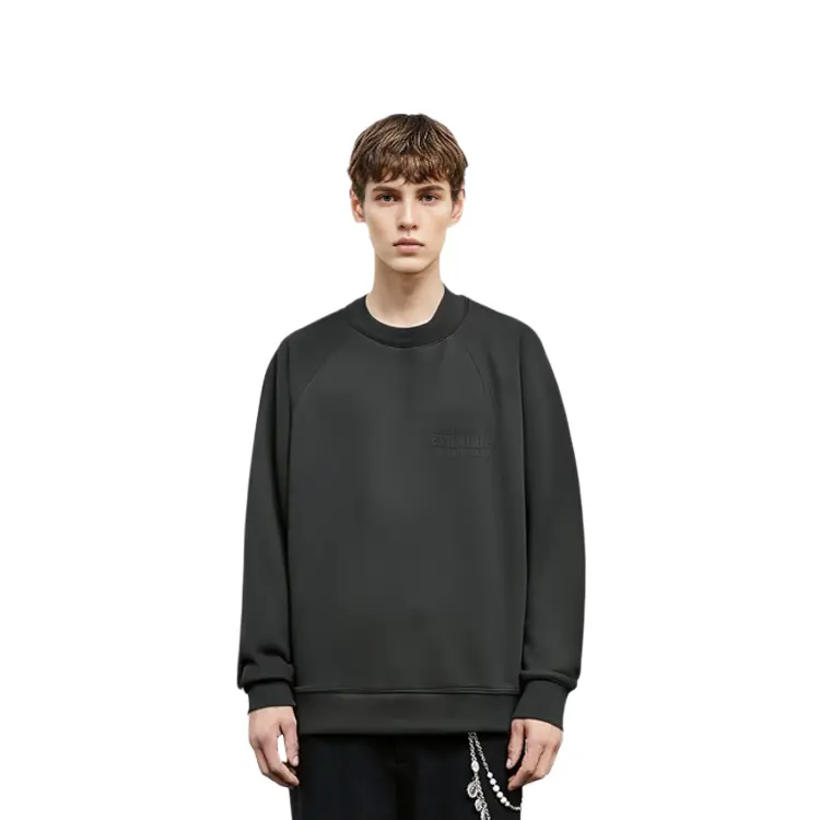 Drop2 SS23 Толстовка мужская Off Black Fear Of God Essentials, черный — фото 4