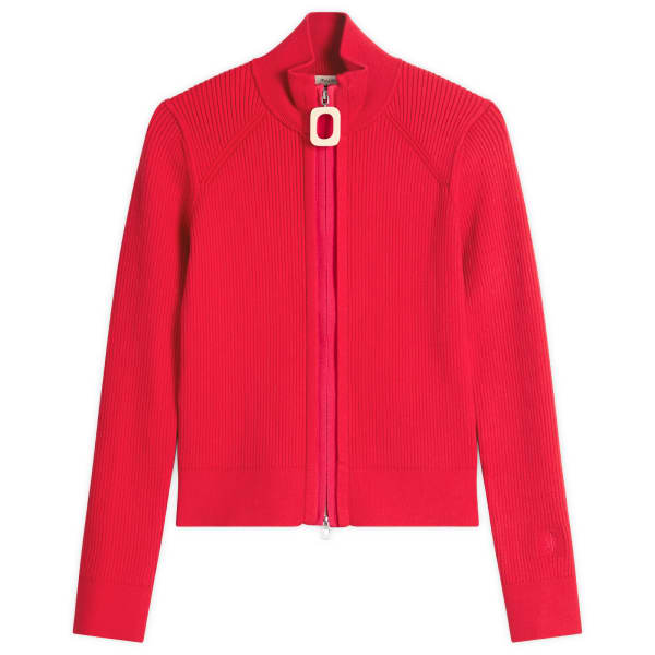 

Приталенный кардиган на молнии Jw Anderson, crimson красный