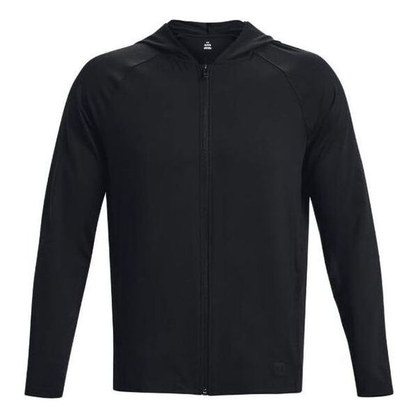 

Куртка meridian full zip jacket 'black' Under Armour, черный