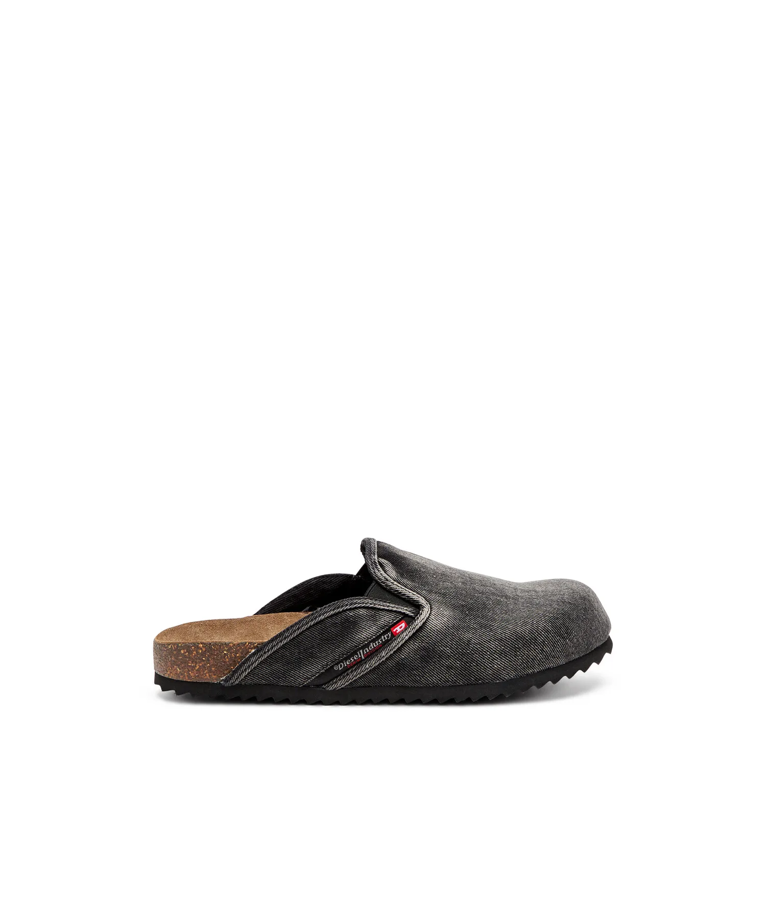 Мужские сандалии из денима Diesel D-WOODSTOCK SLIP-ON черные