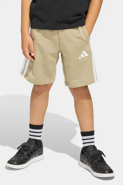 Шорты спортивные детские Adidas, зеленый — фото 4