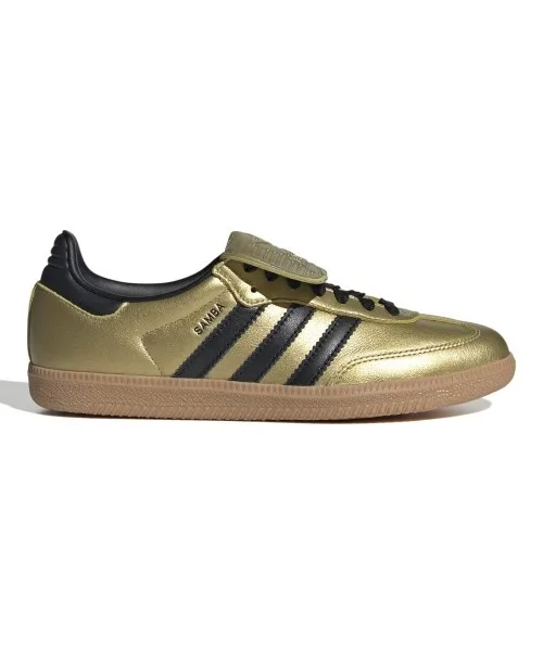Унисекс кожаные кеды Samba LT adidas золотистые