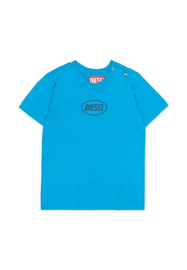 Базовая футболка с коротким рукавом Diesel, Light Blue