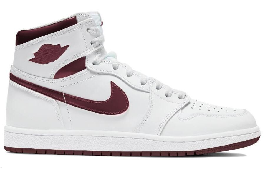 Кроссовки Vintage Jordan Air Jordan 1, красный/белый — фото 4