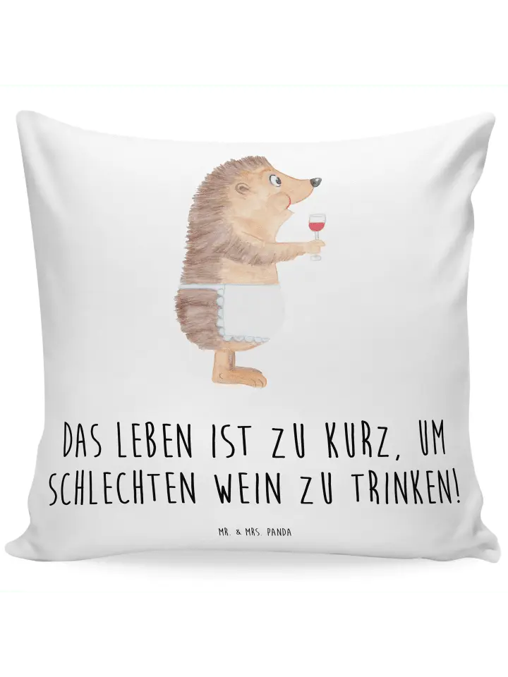 

Подушка Mr & Mrs Panda 40x40 Igel Wein, белый