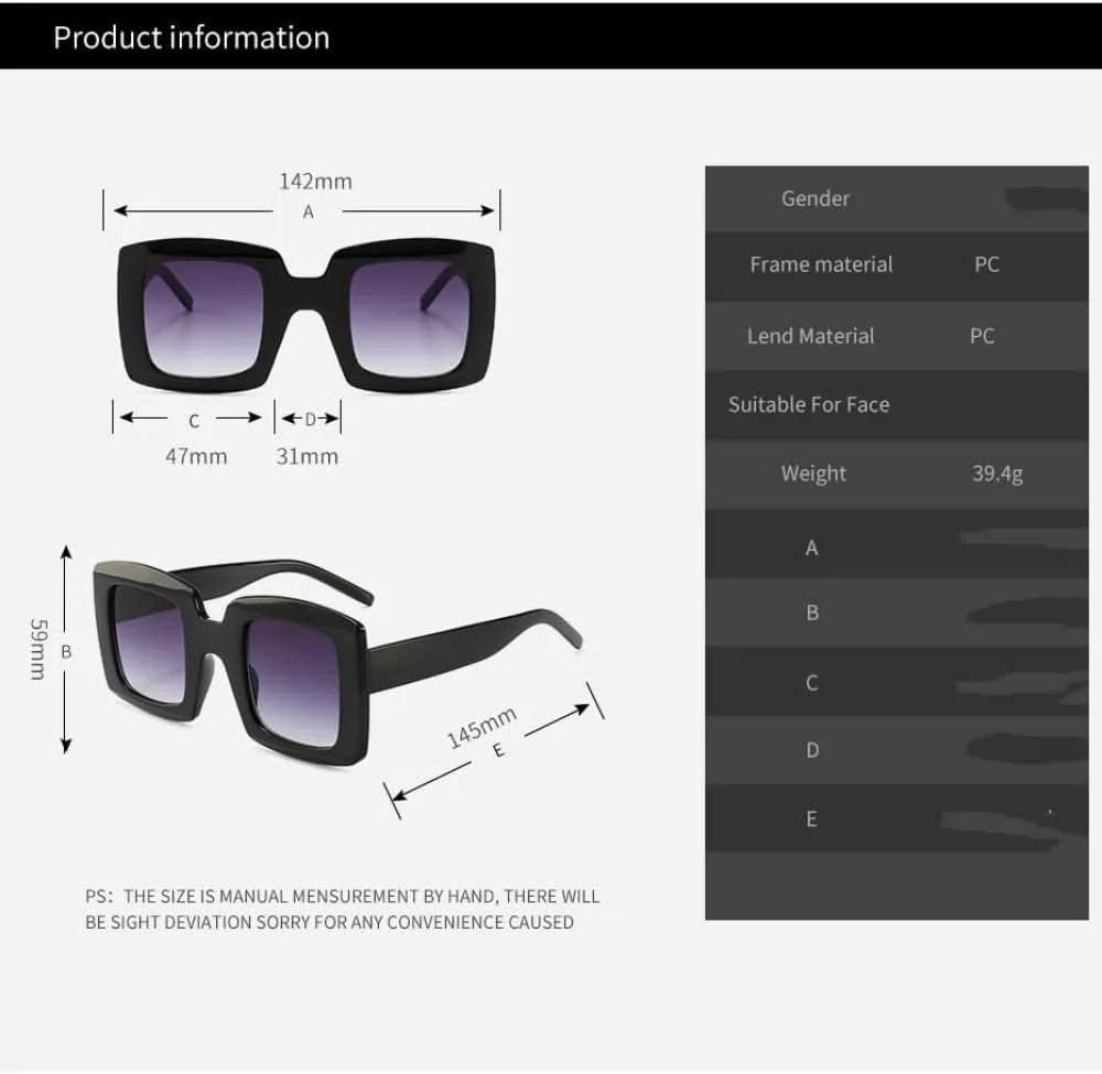 

Крупные квадратные солнцезащитные очки для женщин, красные и зеленые, винтажные женские солнцезащитные очки, очки с защитой от УФ-излучения UV400 MTZJH, Red
