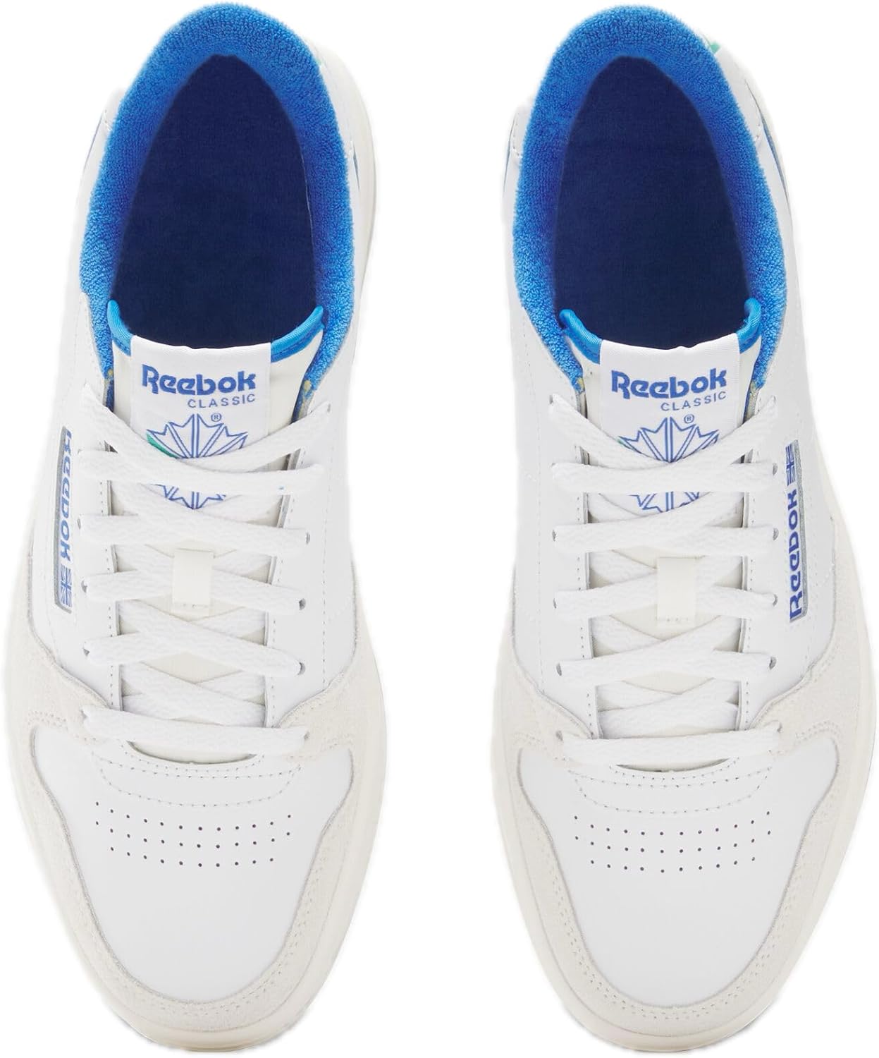 Кроссовки Reebok Unisex-Adult Phase Court, белый/синий — фото 3