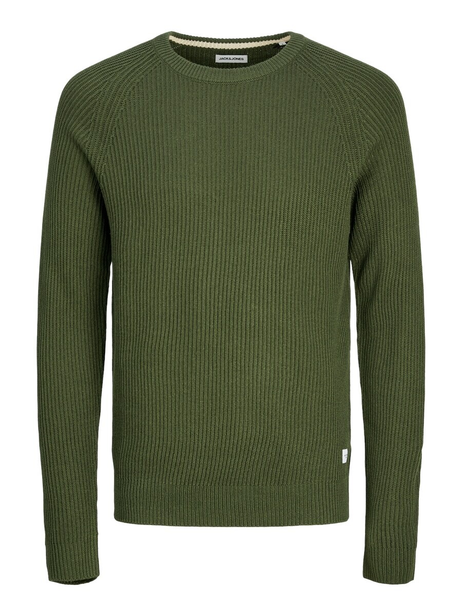 

Свитер JACK & JONES Sweater JJPannel, темно-зеленый