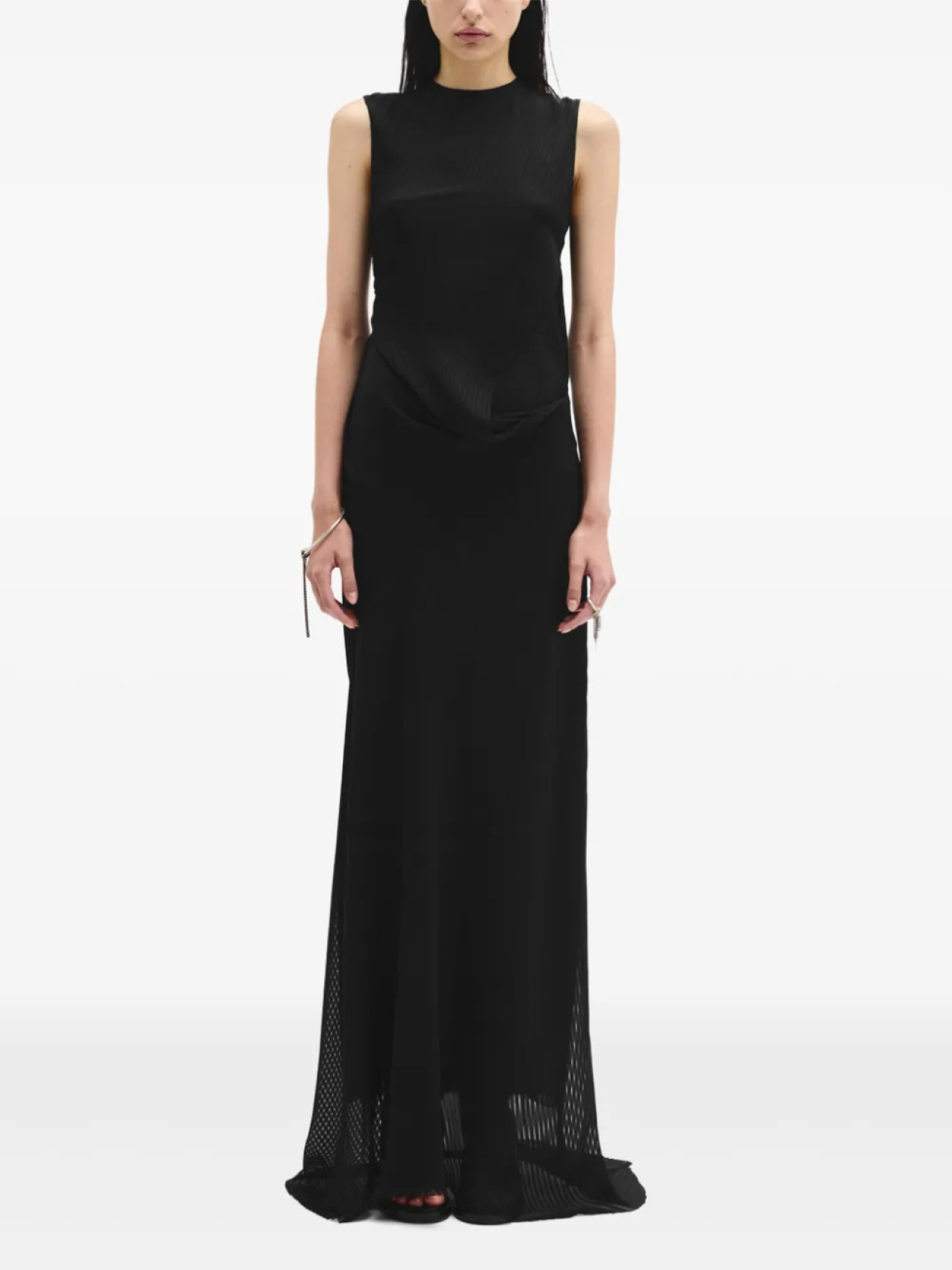 

Ann Demeulemeester платье Leah асимметричного кроя, черный