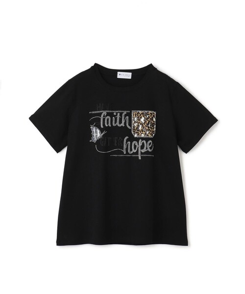 

Футболка с пайетками и леопардовым принтом Jayro, Коричневый, Футболка с пайетками и леопардовым принтом Jayro