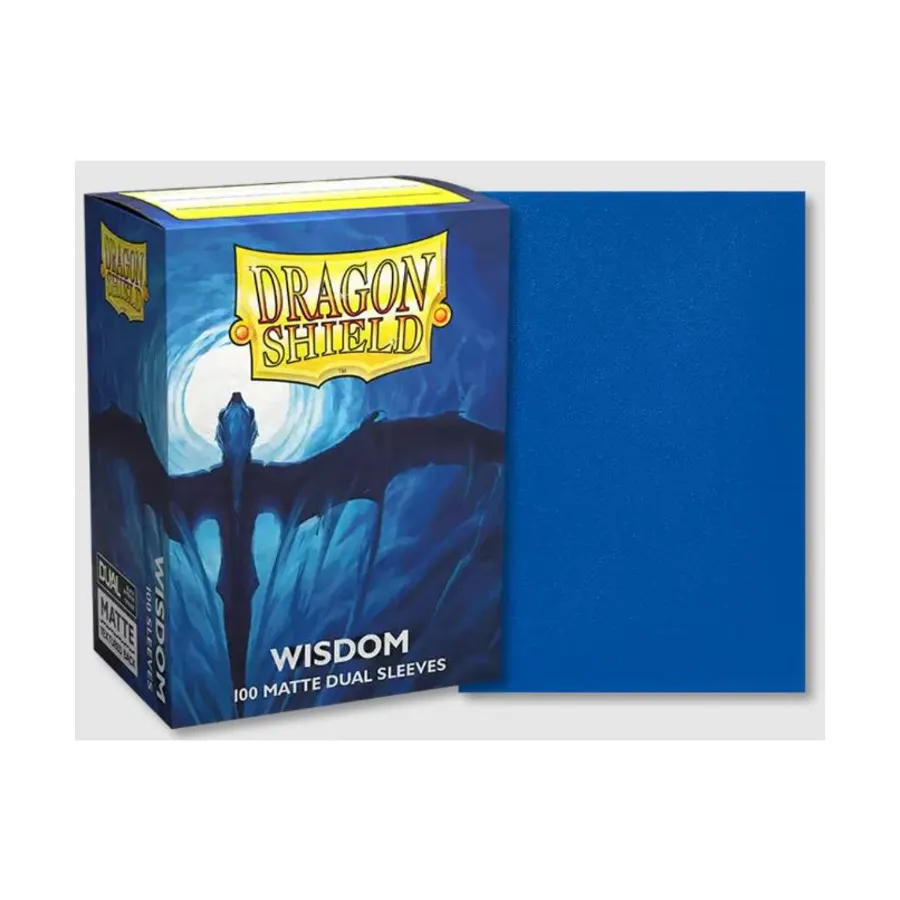 

Стандартные рукава — матовый Dual Wisdom (10 упаковок по 100 шт.), Dragon Shield - Card Sleeves - Standard Matte Dual