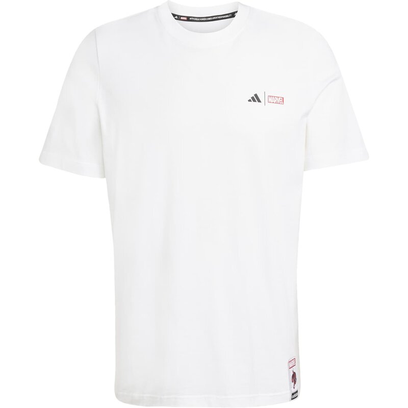 

Футболка с логотипом Marvel Spider-Man Web Adidas, белый