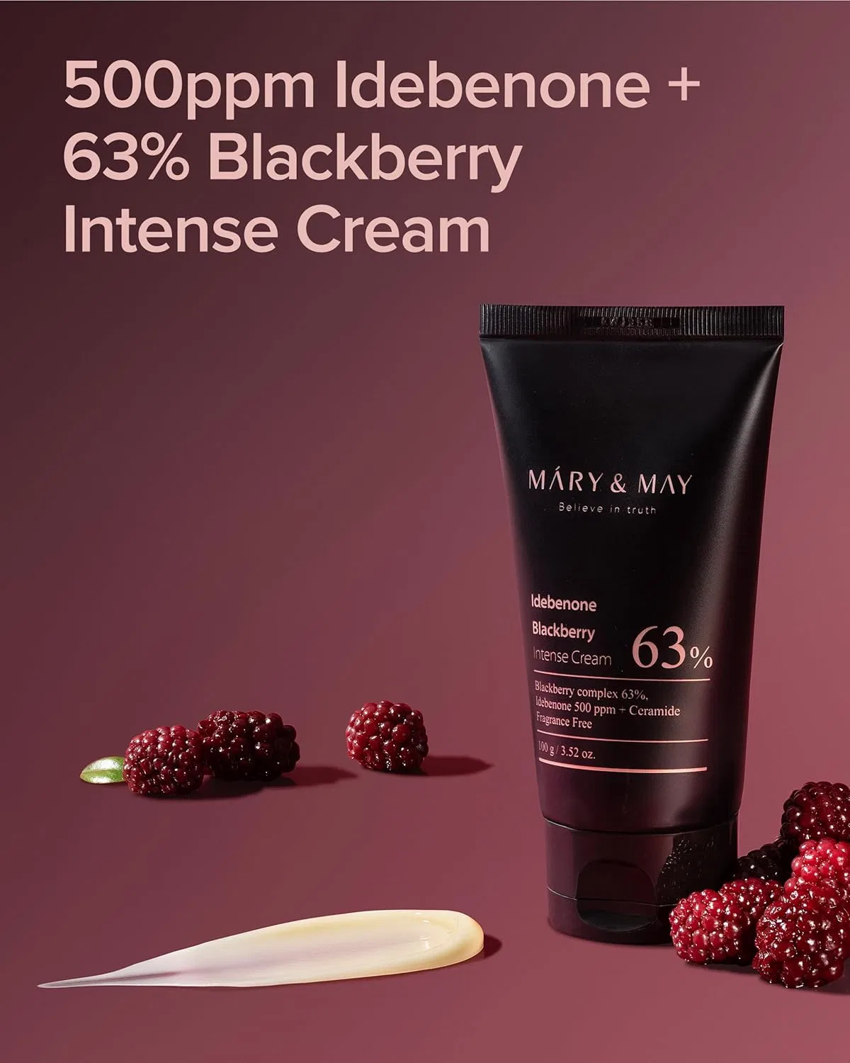 Крем для лица Mary&May — Интенсивный увлажняющий «Idebenone Blackberry» от Mary & May — фото 2