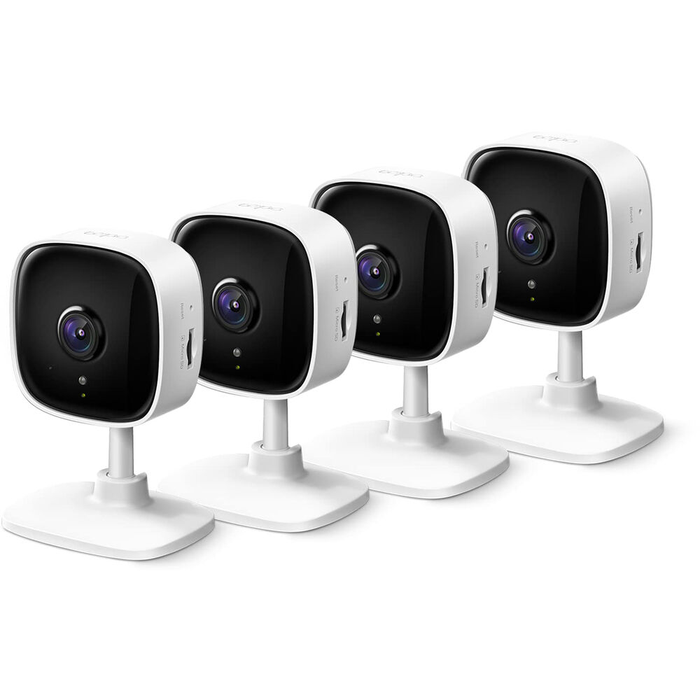 

Внутренняя Wi-Fi-камера видеонаблюдения TP-Link Tapo C110 3 МП с функцией ночного видения (4 шт.)