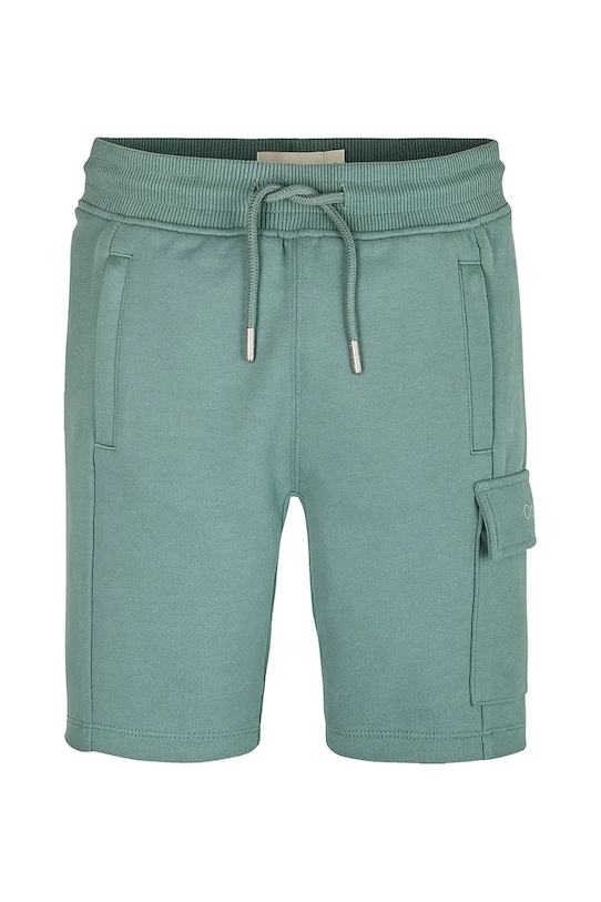 

Хлопковые детские шорты Calvin Klein Jeans, бирюзовый