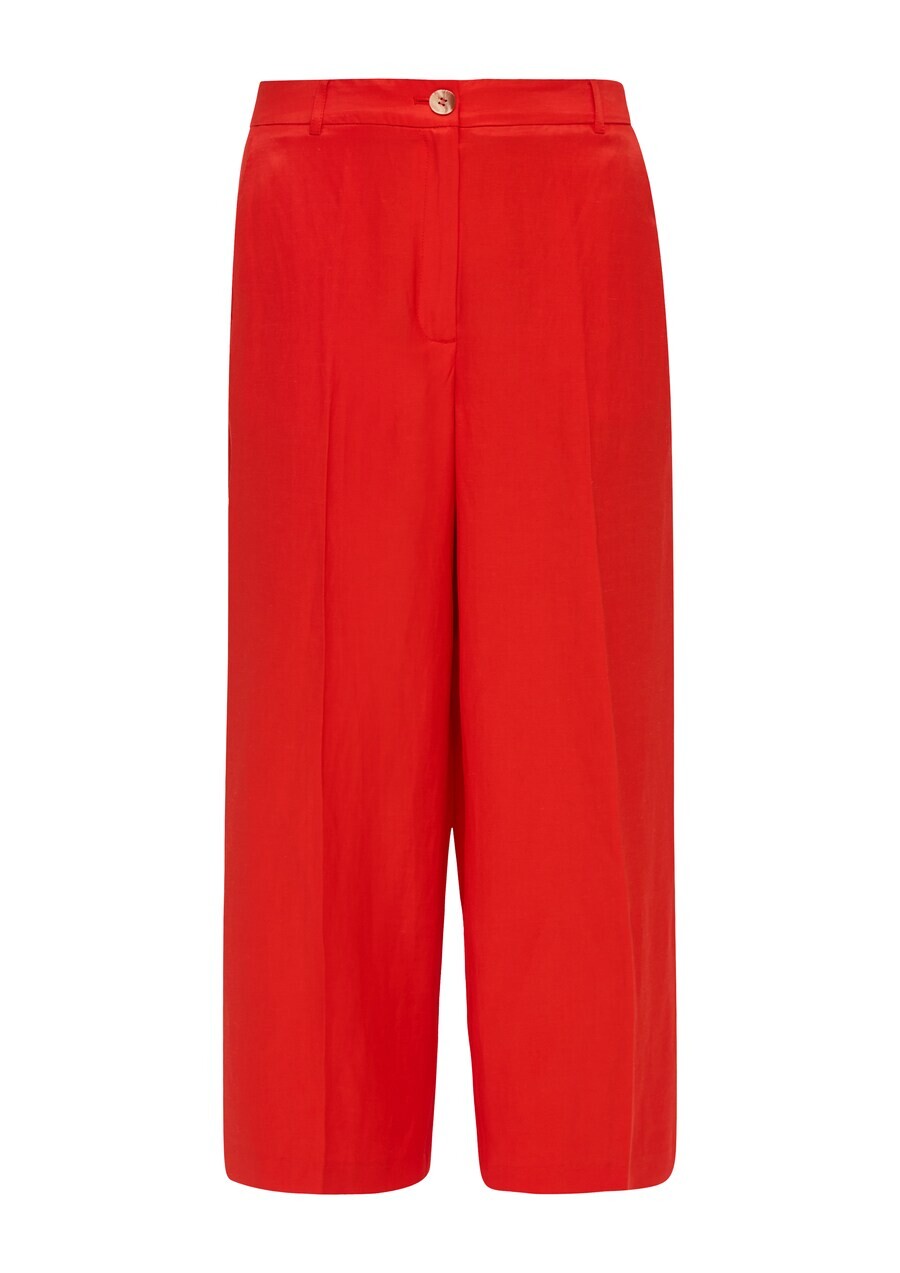 

Брюки s.Oliver BLACK LABEL Wide leg Pants, красный