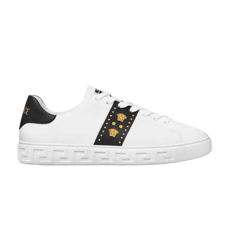 

Кроссовки Versace Greca Sneaker Studded Greek - White, белый