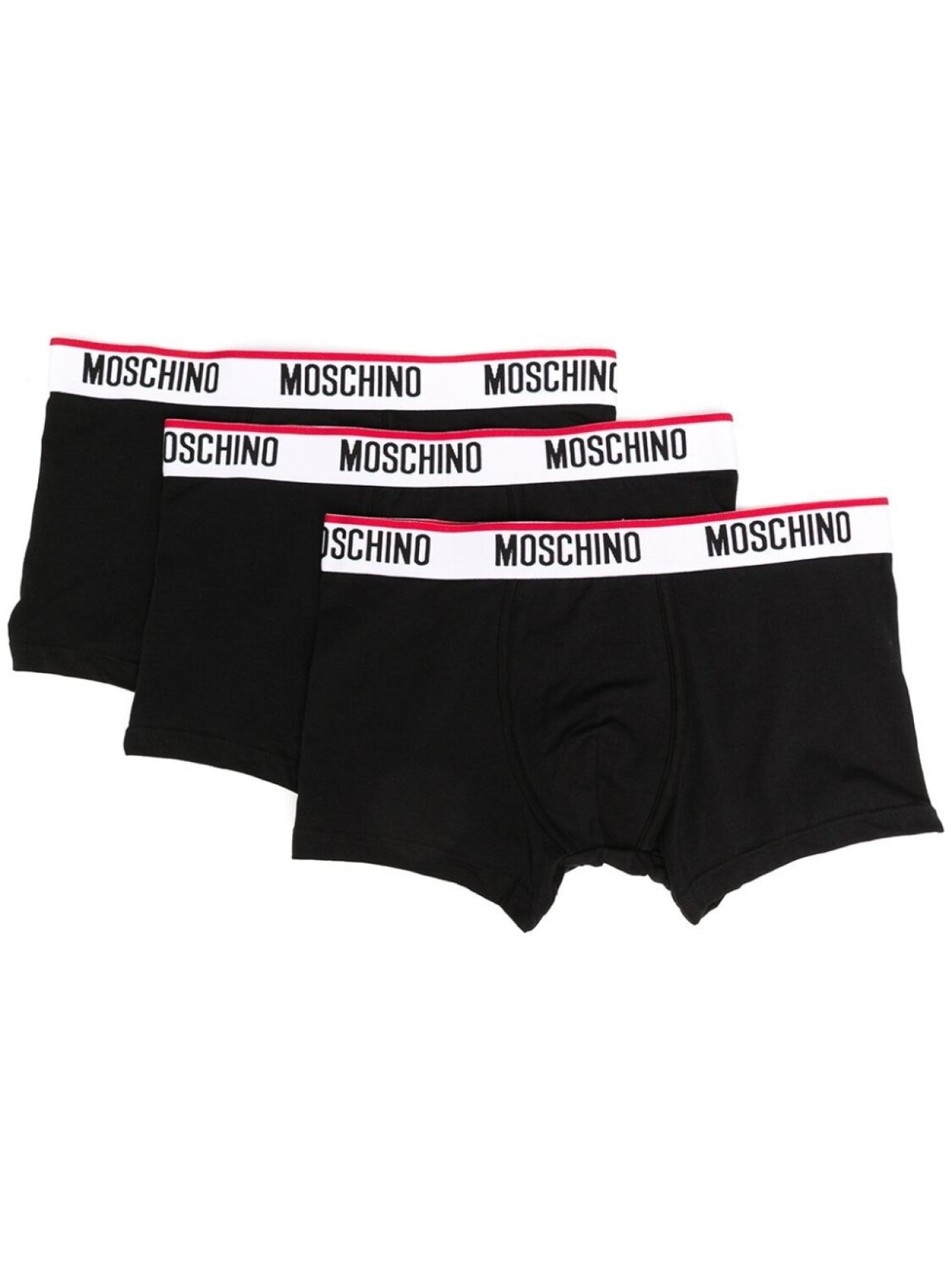 

Moschino комплект боксеров с логотипом, черный