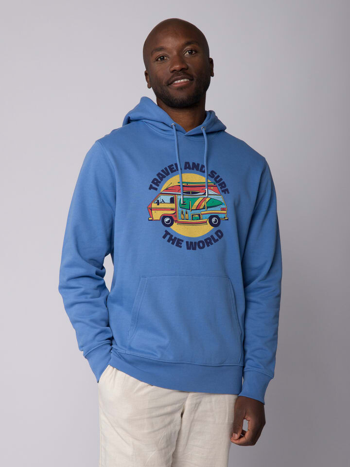 

Толстовка wat Apparel Sweatshirt Travel and surf, цвет Bright Blue