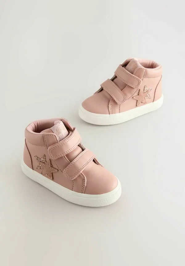 Стандартная посадка, детские туфли на липучках Next, Pink — фото 2