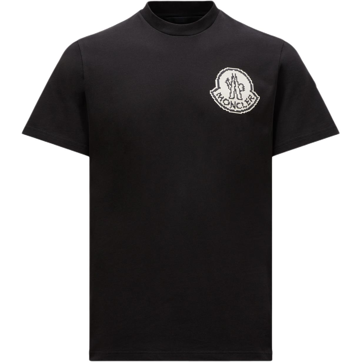 

Футболка с логотипом Moncler, черная