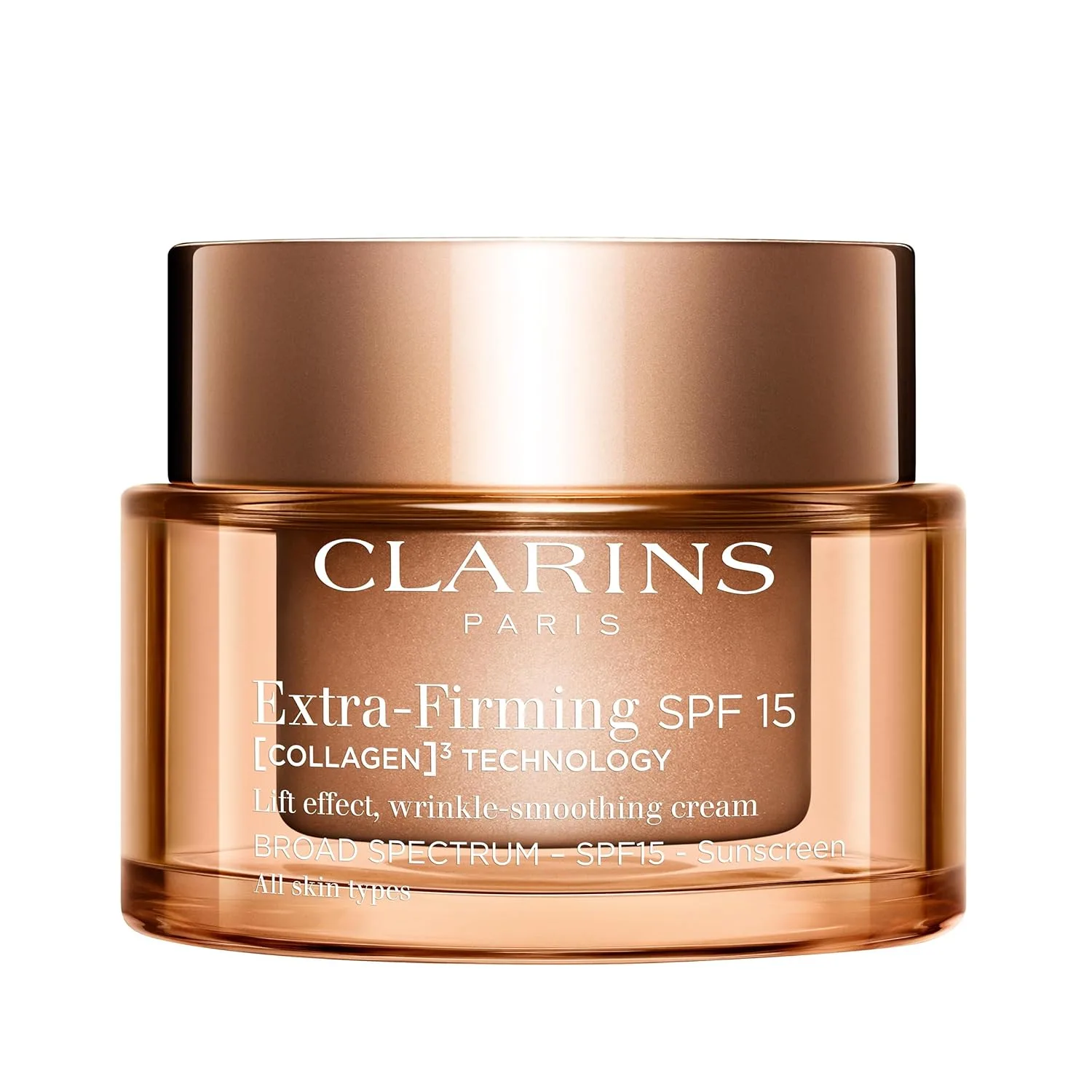 Крем для лица SPF CLARINS NEW Extra-Firming дневной увлажняющий, антивозрастной, с коллагеновыми полипептидами