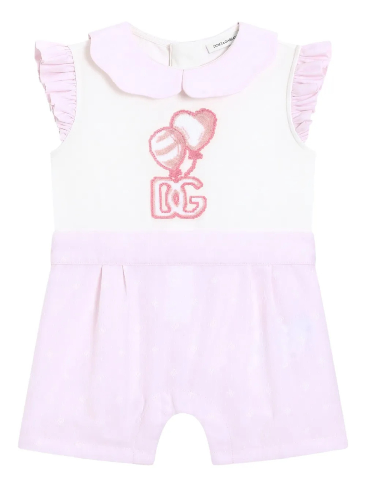 

Детский хлопковый комбинезон Dolce & Gabbana Kids, белый