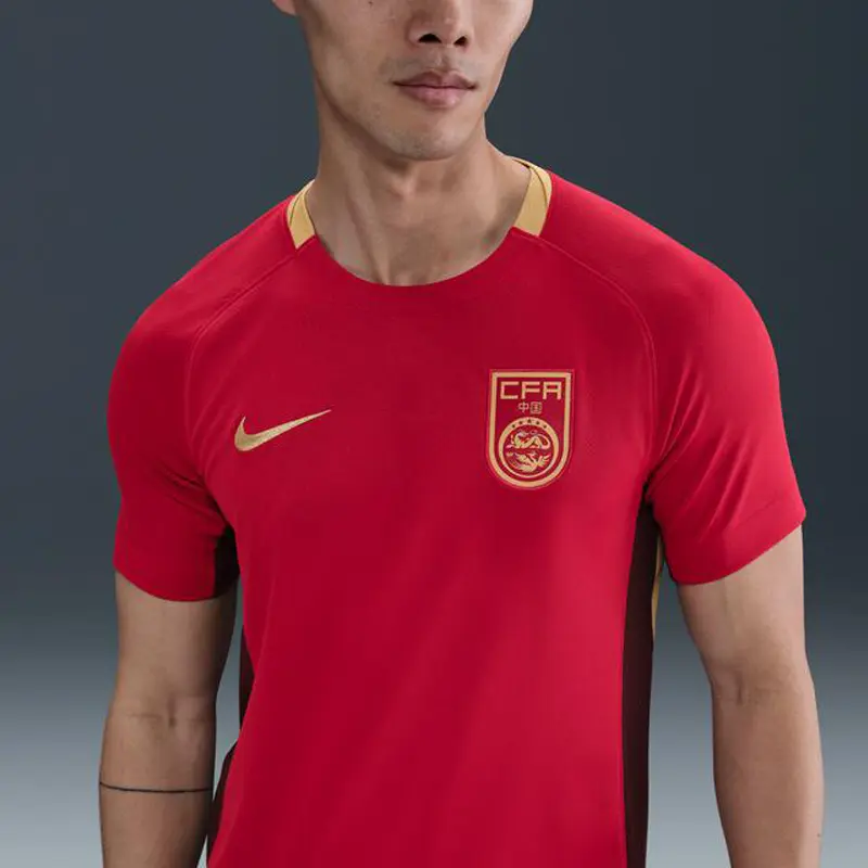 Nike Футболка dri fit ss25 унисекс red — фото 4