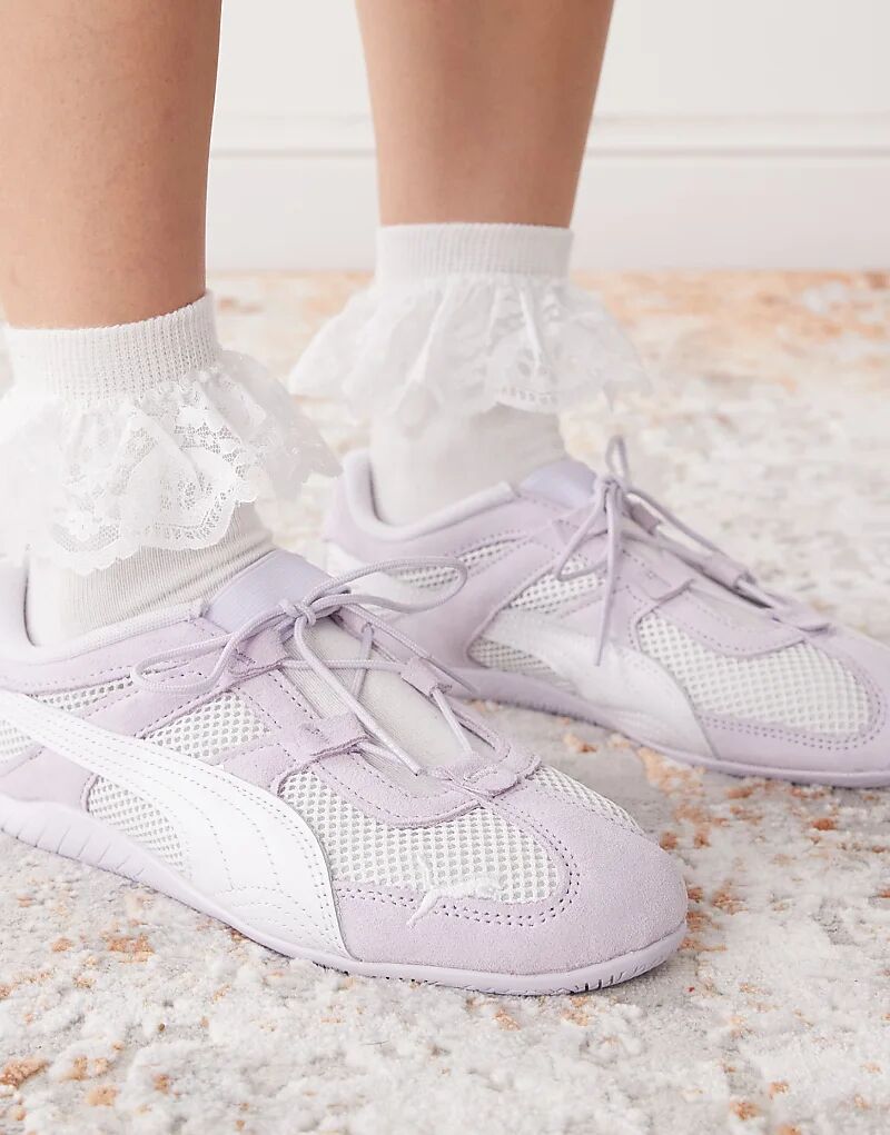 Кроссовки Puma Speedcat GO Mary Jane в сиреневом цвете — фото 4