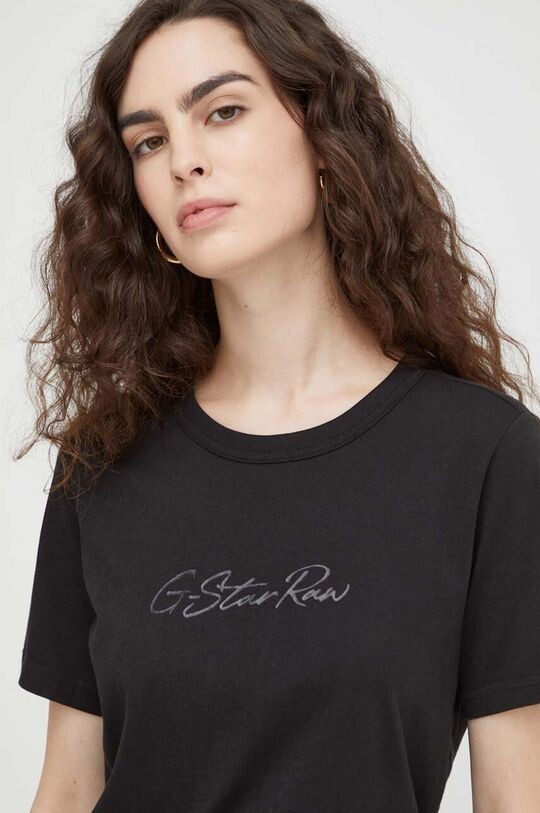 

Футболка G-Star из необработанного хлопка G-Star Raw, черный