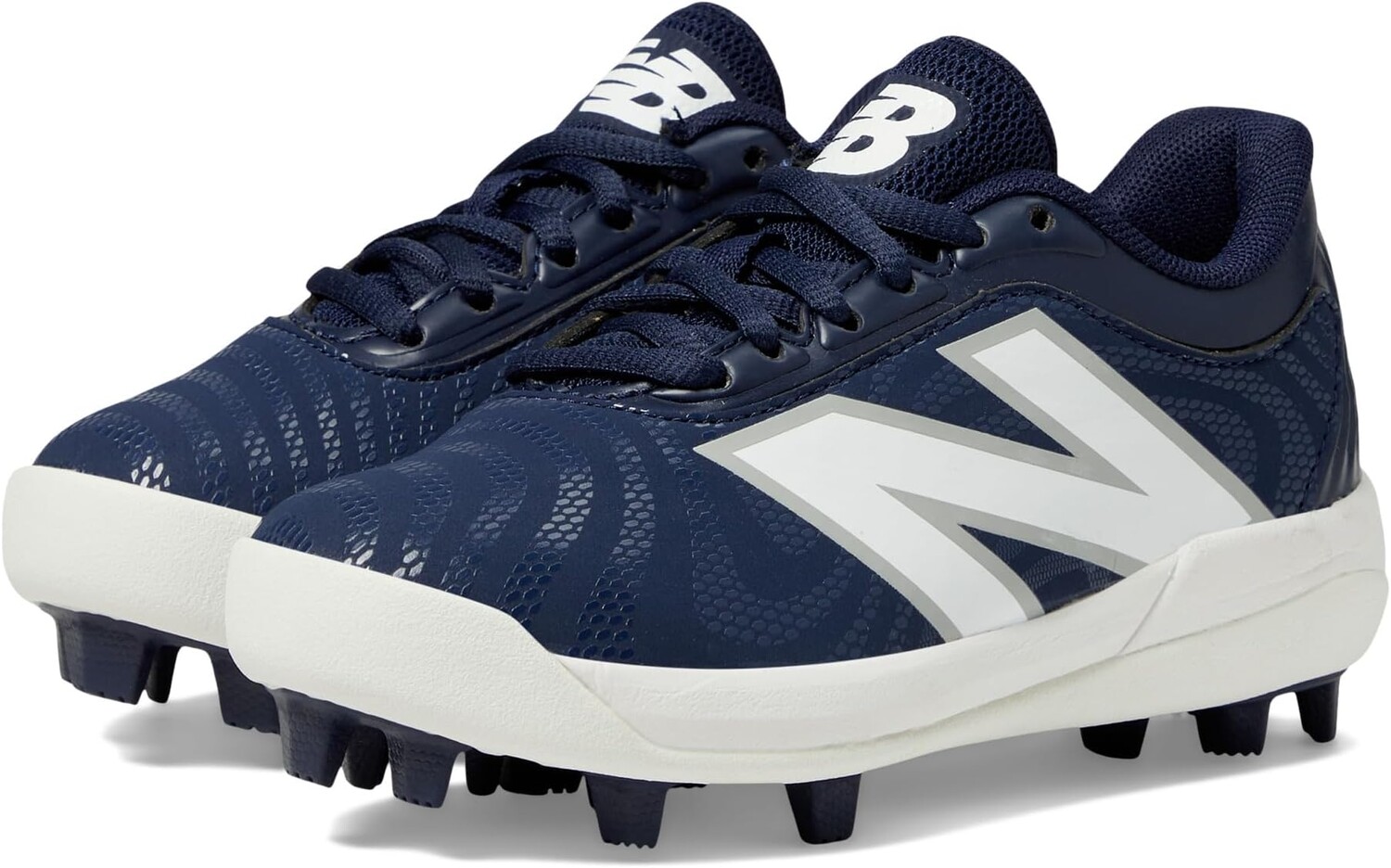 

Бутсы 4040v7 Rubber-Molded New Balance, цвет Team Navy/Optic White