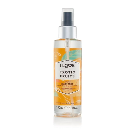 Спрей для тела с ароматом экзотических фруктов, 150 мл I Love, Scented Body Mist