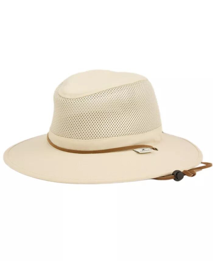 

Сетчатая шляпа от солнца Safari для улицы со шнурком на подбородке Angela & William, бежевый